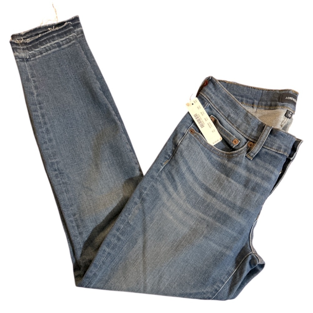 NWT J. Crew factory 8" Toothpick Jean with Let-Down Hem: size 26 - Picture 6 of 15